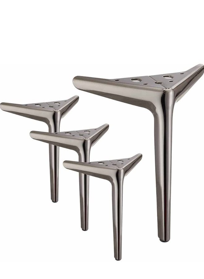 Fascination Sofa Hardware Leg Rich Look Furniture Legs Heavy Model Italian Shape Design Sofa Leg Weight Capicity 400KG Set of 4,6 Inch, Matt Black - Image 1